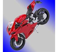 ZWXHN 1:18 For D&ucati 1199 PANIGALE Red Diecast Motorcycle Race Toy For Gift Collection Motorcycle Models
