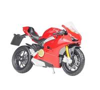ZWXHN 1:18 For D&ucati PANIGALE V4 Simulation Alloy Motorcycle Model With Scene Base Background Motorcycle Club