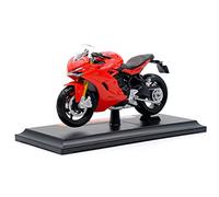 ZWXHN 1:18 For D&ucati Super Sports Alloy Diecast Motorcycle Model Workable Shork-Absorber Toy For Children Gifts Toy Collection