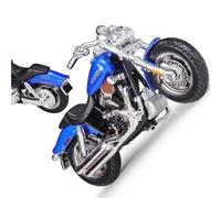 ZWXHN 1:18 For H&arley 2009 Fxdfse Cvo Fat Bob Imitation Alloy Motorcycle Model Toy With Base