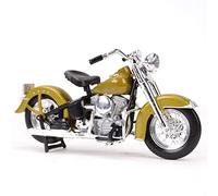 ZWXHN 1:18 For H&arley 74FL HYDRA Glide 1953 Blue Die Cast Vehicles Collectible Hobbies Motorcycle Model Toys