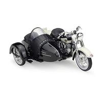 ZWXHN 1/18 For H&arley FLH Duo Glide Sidecar 1958 Motorcycle Bike Diecast Model For Children's Gifts Adult Collection