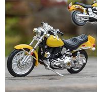 ZWXHN 1:18 For H&arley For D&avidson 1977 FXS Low Rider Die Cast Vehicles Collectible Hobbies Motorcycle Model Toys