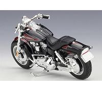 ZWXHN 1:18 For H&arley FXDFSE CVO Fat Bob 2009 Black Motorcycle Model Bike Diecast Model For Children's Gifts Adult Collection