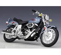 ZWXHN 1:18 For H&arley FXS Low Rider 1977 Blue Motorcycle Bike Diecast Model For Children's Gifts Adult Collection