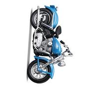 ZWXHN 1:18 For H&arley K Model 1952 Blue Motorcycle Bike Diecast Model For Children's Gifts Adult Collection
