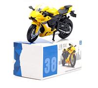ZWXHN 1:18 For Y&amaha YZF-R1 Alloy Diecast Sport Motorcycle Model Workable Shork-Absorber Toy For Children Gifts Toy Collection
