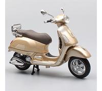 ZWXHN 1/18 Scale Scooter Motorcycle Diecast Vehicles Sports Motor Bike Toys Models For Children 2017 Gold For Piaggio For V&espa GTS 300