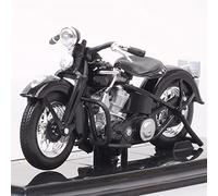 ZWXHN 1:18 Scale Vintage Bike Diecasts & Toy Vehicles Motorcycle Model Of Collection Gift For H&arley FL Panhed 1948