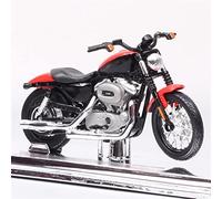 ZWXHN 1/18 Scales Motorcycle Model Bike Souvenir Boys Diecasts Toy Vehicles Adult Favorites For H&arley XL 1200N Nightster Rider 2007