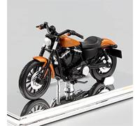 ZWXHN 1/18 Scales Retro Diecasts & Toy Vehicles Models Motorcycle Toy Miniatures Gift For Children For H&arley Sportster Iron 883 2014