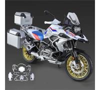 ZWXHN 1/9 For R1250 GS ADV Alloy Racing Motorcycle Diecasts Street Sports Motorcycle Model Simulation With Light Collection Childrens Gift