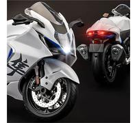 ZWXHN 1:9 For S&uzuki Hayabusa GSX-1300R Alloy Racing Motorcycle Model Diecast Metal Street Sports Motorcycle Model With Light Kid Toy Gift