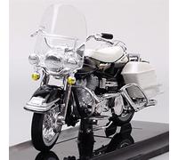 ZWXHN Children's 1/18 Scale Retro Bike Diecast Vehicle Motorcycle Model Moto Toy For Collectible For H&arley FLH Electra Glide Touring 1968