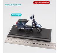 ZWXHN Child's 1/18 Scale Pedal Motor Scooter Skateboard Motorcycle Street Bike Diecast Car Toy Models For Piaggio For V&espa PX P 150 X 1978