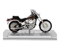 ZWXHN Diecast 1:24 Scale For H&arley FXST Softail 1984 Motorcycle Alloy Car Model Simulation Collection Decoration Gift Toy Static Display