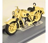 ZWXHN Diecast 1:24 Scale For R-75 1941 Motorcycle Simulation Alloy Car Model Static Display Collectible Toy Gift Souvenir Decration