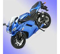 ZWXHN For K&awasaki For Ninja ZX6R Blue Motorcycle Model 1:12 Scale Motorcycle Diecast Metal Bike Miniature Race Toy For Gift Collection