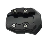 ZWXHN Motorcycle Kickstand For H&onda PCX125 PCX 125 PCX150 PCX 150 2018 2019 2020 2021 CNC Motorcycle Side Stand Enlarge Extension Stands (Color : Black)