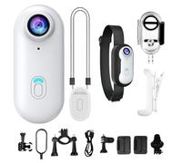 zwxqe Body Camera, Pocket Action Camera, Wearable Vlogging Device, 170 Degree Wide Angle Lens, Waterproof Sports Cam, Compact Video Recorder, Ideal for Motorcycle, Cycling, Hiking and Travel