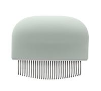 Zwxqe Cat Massaging Comb, Brush For Hair Kittens, Gentle Dog Shedding Brush For Grooming, Short & Long Removal, 3.54x3.07x1.06 Inches Self-Cleaning Pet Grooming Tool