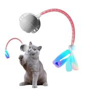 zwxqe Cat Toy Automatic Moving Ball, Smart Interactive Ball, Rechargeable Electric Pet Toy, 3.15x2.56x2.17 Inches Fast Rolling 600mAh Battery For Carpet And Boredom Relief
