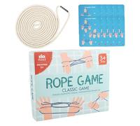 zwxqe Cats Cradle String, Hand Rope Puzzle Trick Interactive Toy, Educational Plaything for 3+ Years Old Boys, Girls, Kids, Children, Adults, Fun Brain-Boosting Game for All Ages
