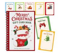 zwxqe Christmas Card Gift Book Keepsake Book | Christmas Gift Card Notebook for Adults Teens Office School Dorm Meeting Socks