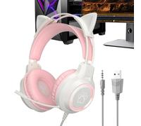 zwxqe Computer Headphone - Clear Voice System, Wired Sound Accessory with Isolation, Adjustable Over Ear Gear, Immersive Audio Device for Focus, game playing studying 7.28x3.94x9.06 Inches