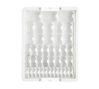 zwxqe Diamond Art Club Storage, Diamond Paint Storage Organizer, Jewelry Storage Box for Nail Art Tools, 42 Clear Containers Display Organizer - Rhinestone and Craft Accessory Storage Box