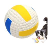 zwxqe Exercise Dog Ball, Indestructible Puppy Toy, Squeaky Training Ball, Tough Chew Toy, Puppy Play Ball, Interactive Exercise Ball, Bouncing Dog Chew Toy, Sturdy Soccer Ball, Chew Toy for Puppies