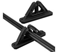 zwxqe Fishing Rod Holder Wall Mounted 2 Piece Silicone Fishing Tackle | Silicone Double Rod Holder Fishing Storage Stand for Garage Living Room Garden Father and Husband Enthusiasts