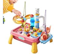 zwxqe Integrated Water Table Pump for Outdoor Sensory Activity