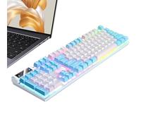 zwxqe K500 Keyboard, Mechanical Computer Keyboard, Luminous Backlit, 17.13x5.12x0.98 Inches High-Performance Desktop for Pc Gamers and Esports Enthusiasts