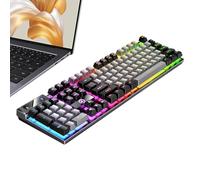 zwxqe K500 Keyboard, Mechanical Computer Keyboard, Luminous Backlit, 17.13x5.12x0.98 Inches High-Performance Desktop for Pc Gamers and Esports Enthusiasts