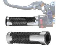 zwxqe Motorcycle Hand Grips, 2-Piece Motocross Non-Slip Accessories, Taper Grips, Comfortable Handlebar Replacement for Long Distance Touring, City Riding, Weekend Trips and Hot Weather Adventures