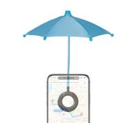 zwxqe Portable Phone Umbrella - Flexible Angle Protector, 24x26cm Sun Shade for Mobile Screens, Resilient Material Piece, Adjustable Tilt Design with Suction Mount, Phone Guard for Viewing Displays