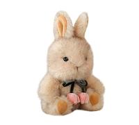 zwxqe Rabbit Plush, 8inch Cute Soft Pastoral Doll Throw Pillows, Cute Stuffed Bunny Plush Doll, for Home Office Dorm Car Sofa Living Room Bedroom Companion Comfort