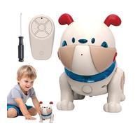 zwxqe Robot Dog,Interactive Musical Puppy Toy with Light,English Educational Toy - for Kids Boys Girls Adults Boredom Relief Birthday Christmas Easter