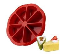 zwxqe Silicone Triangle Cake Molds, 8-Cavity Baking Pan, Flexible Non Stick Cake Mould for Kitchen, Heat Resistant Silicone Bakeware with Easy Release, Perfect for Muffins Brownies Cornbread Scones