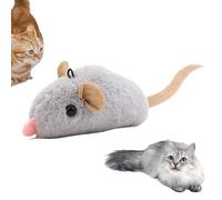 zwxqe Stimulating Cat Toys - Cat Enrichment Toys Sound Plush Mice,Touch Activated Chew Kitten Accessories Indoor Games for Hunting Exercise Training Boredom Play Keep Them Busy