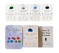 zwxqe Tarot Deck English Crystal Guidance Tarot