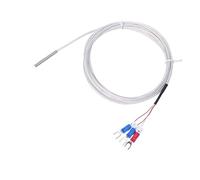 ZWXYKQBXG 5 * 30mm Probe Type Stainless Steel PT100 Temperature Sensor Thermocouple with 1/2/3/5m Waterproof High Precision 3 Wire(PT100 Type 1m)