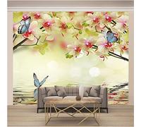 ZWYHYP Photo Wallpaper Living Room Flower 3D Photo Wallpaper Mural Non-Woven 3D Wallpaper Paste Living Room The Wall for Bedroom Mural Border 350cm×256cm