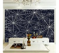 ZWYHYP Photo Wallpaper Living Room Spider Web 3D Photo Wallpaper Mural Non-Woven 3D Wallpaper Paste Living Room The Wall for Bedroom Mural Border 250cm×175cm