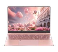 ZWYING 15.6" Rose Gold Laptop, FHD IPS, Celeron N5095,16G DDR4 RAM 256G SSD, Pre-Installed Win 11 Pro/Office 2019 with Backlit Keyboard/Fingerprint Sensor/USB 3.0/Mini HDMI (16G+256G)