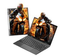 ZWYING 2-in-1 Mini Laptop: 10.95" 2K FHD IPS Touchscreen, in tel N95 CPU,16GB DDR5 RAM 512G SSD, Metal Body, Win 11 Pro, Full-Function Type-C, Fingerprint Sensor, Backlit Keyboard (16G+512GB)