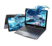 ZWYING Mini Laptop 10.5" Touchscreen 2-in-1 Convertible Computer, Win 11 Pro Tablet PC, N150 CPU 16GB DDR4 1TB NVMe SSD,1920 * 1280 IPS,Face Unlock,Backlit KB,BT4.2,Type-C,Mini HDMI (16G+1TB)