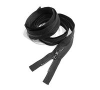 ZWZNBL 2 Pack 27 inch 70cm Black Zips - Strong Nylon Closed End Zip Fasteners. Ideal for Sewing, Dressmaking, Skirts, Bags, Cushions, Craft and Accessories