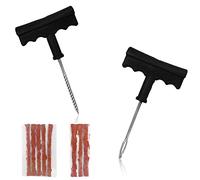 ZWZNBL 2pcs Tubeless Tire Repair Tools, 8pcs Tire Repair Strips, Emergency Repair Hand Tool Kit, suitable for cars, motorcycles and bicycles